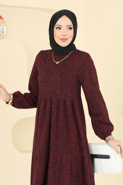 K.T.R. - Dress 3071KTR750-MS Burgundy - 418560