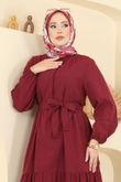 K.T.R. - Dress 3075KTR750-MS Burgundy