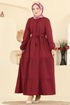 Dress 3075KTR750-MS Burgundy - Thumbnail