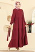 Dress 3075KTR750-MS Burgundy - Thumbnail