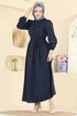 Dress 3076KTR750-MS Navy Blue - Thumbnail