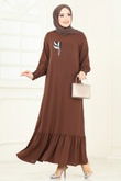 H.B.S. - Dress 3077HBS856-MS Brown