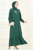 H.B.S. - Dress 3077HBS856-MS Emerald