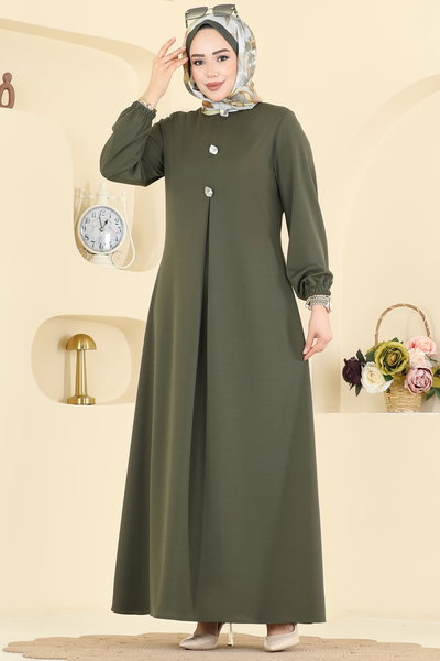 K.T.R. - Dress 3078KTR750-MS Khaki - 425902
