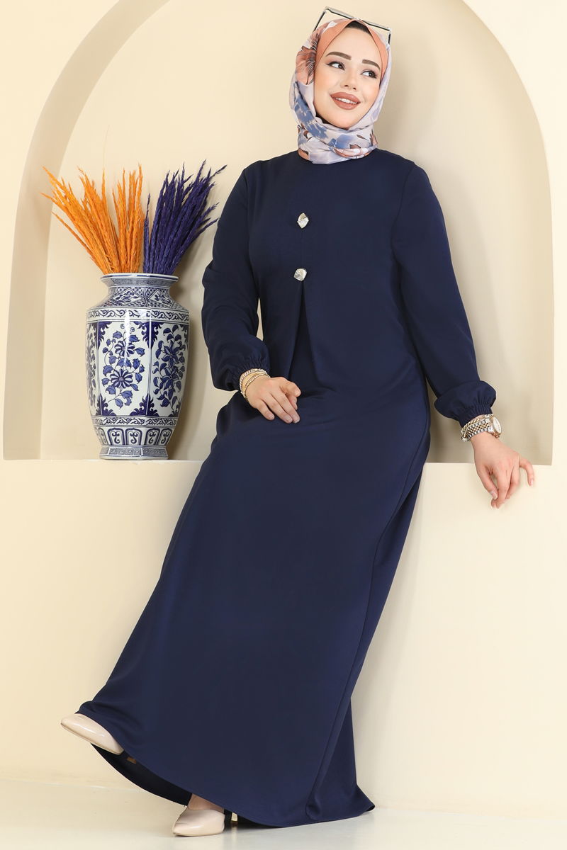 Dress 3078KTR750-MS Navy Blue