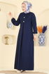 Dress 3078KTR750-MS Navy Blue - Thumbnail