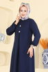 Dress 3078KTR750-MS Navy Blue - Thumbnail