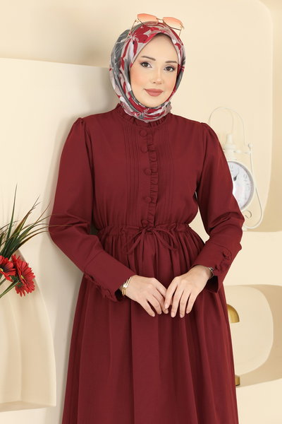 K.T.R. - Dress 3079KTR750-MS Burgundy - 428549