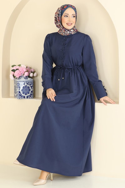 K.T.R. - Dress 3079KTR750-MS Light Navy Blue - 428532