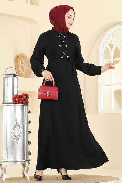 A.S.N. - الفستان أسود 309ASN888-MS - 411766