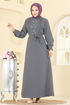 الفستان رمادي 309ASN888-MS - Thumbnail