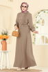 الفستان بيج 309ASN888-MS - Thumbnail