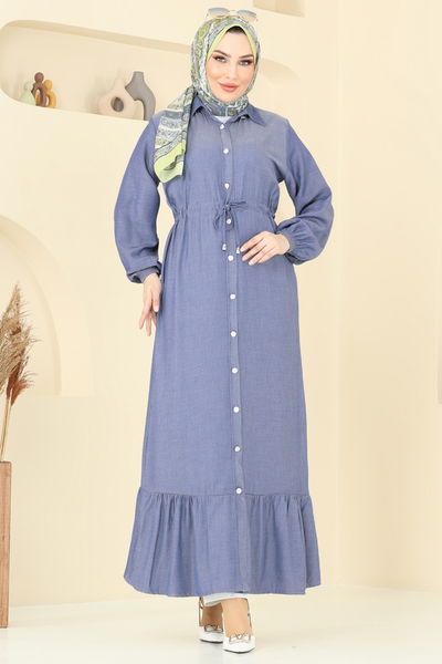 H.B.S. - Dress 309HBS856-MS Denim - 378931