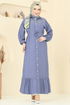 Dress 309HBS856-MS Denim - Thumbnail
