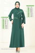 الفستان زيتي 310HBS856-MS - Thumbnail