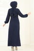 Dress 310HBS856-MS Navy Blue - Thumbnail