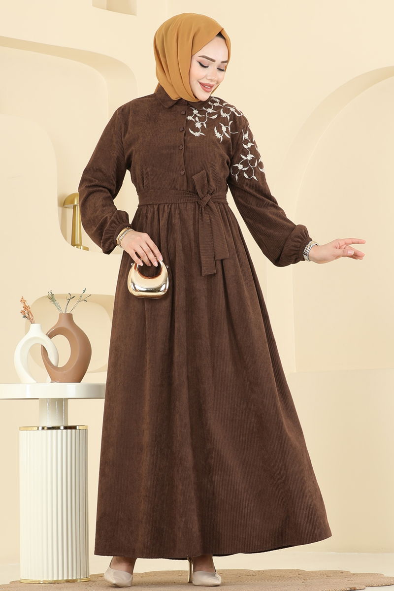 Dress 312ASN888-MS Brown
