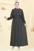 الفستان رمادي غامق 3141HBS856-MS - Thumbnail