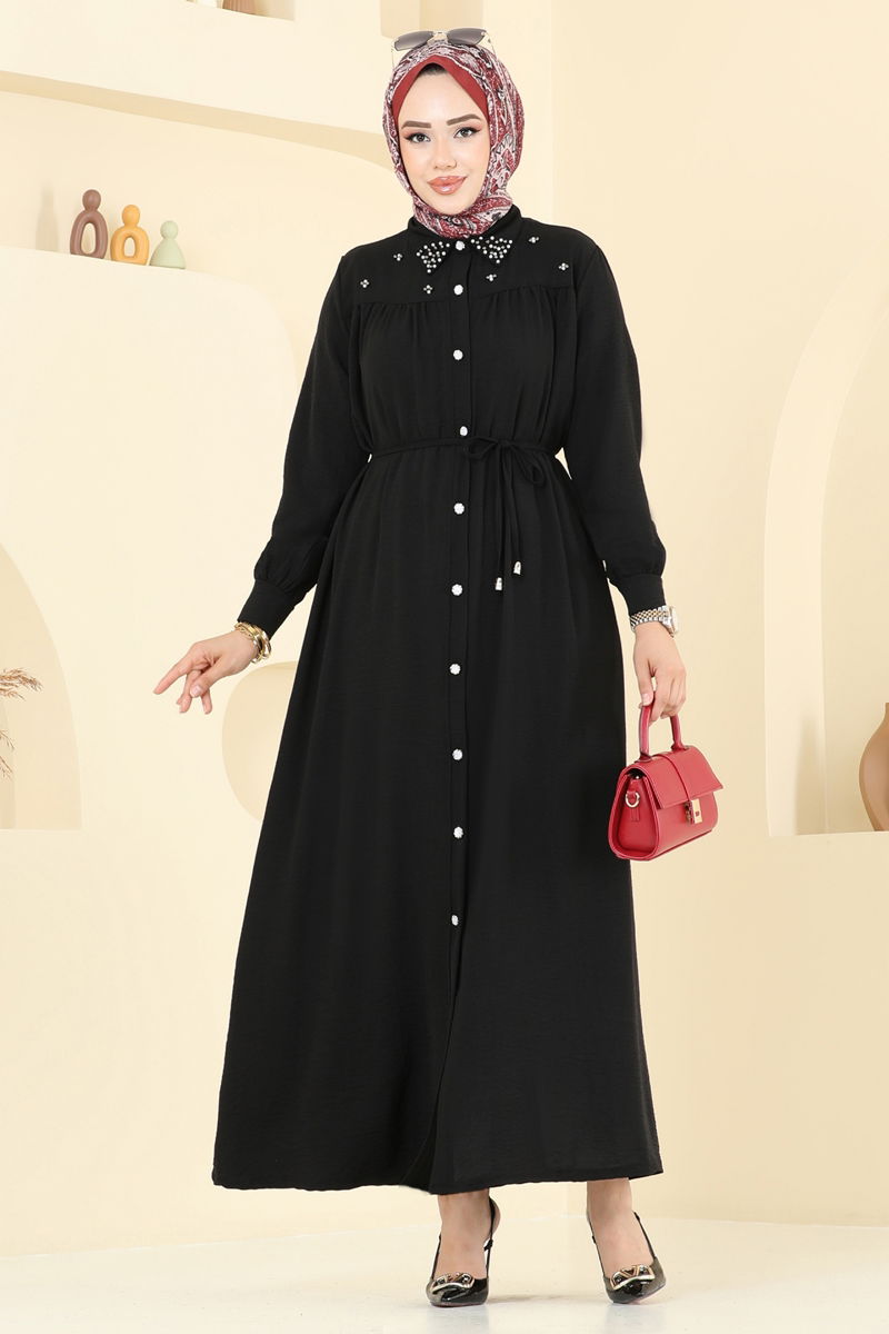 الفستان أسود 3141HBS856-MS