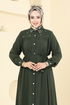 الفستان اخضر عفني 3141HBS856-MS - Thumbnail