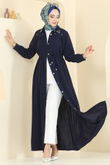 H.B.S. - Dress 3141HBS856-MS Navy Blue