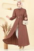 الفستان بني 3159HBS856-MS - Thumbnail