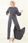 H.B.S. - Dress 316HBS856-MS Anthracite