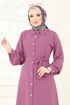 Dress 316HBS856-MS Dark Lilac - Thumbnail