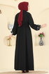الفستان أسود 317ASN888-MS - Thumbnail