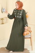 Dress 317ASN888-MS Khaki - Thumbnail