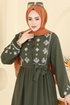 Dress 317ASN888-MS Khaki - Thumbnail