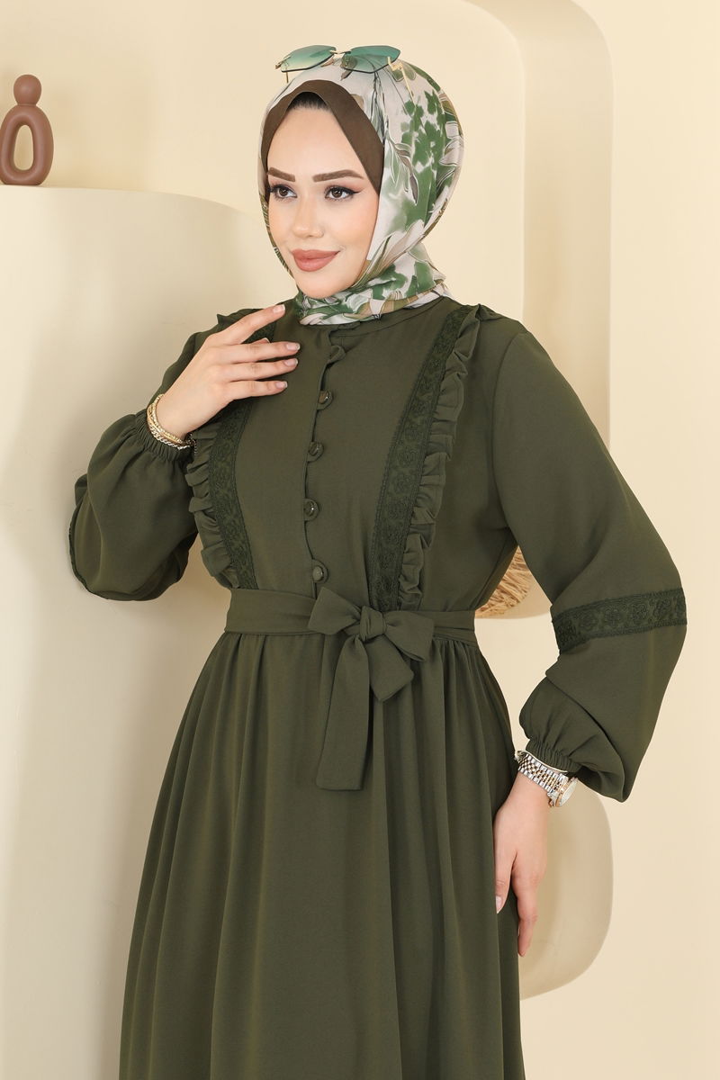 Dress 318ASN888-MS Khaki
