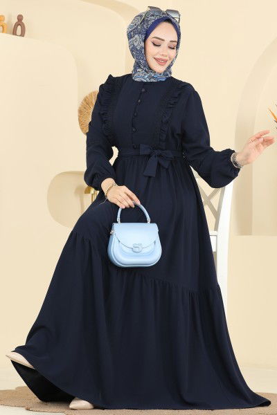 A.S.N. - Dress 318ASN888-MS Navy Blue