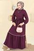 Dress 3253HBS856-MS Damson - Thumbnail