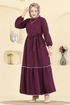Dress 3253HBS856-MS Damson - Thumbnail