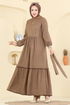الفستان بيج غامق 3253HBS856-MS - Thumbnail