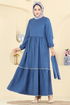 الفستان ازرق 3253HBS856-MS - Thumbnail