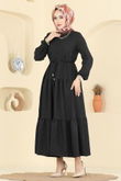 H.B.S. - Dress 3261HBS856-MS Black