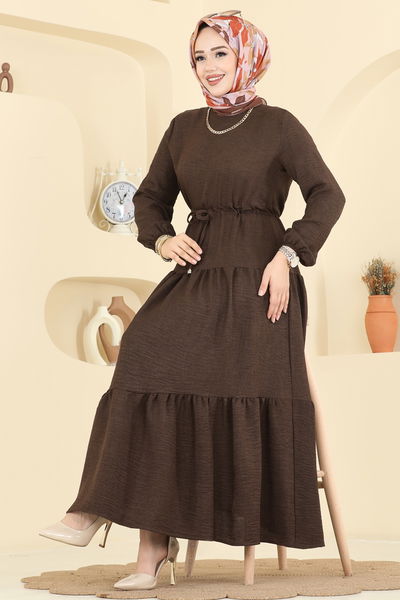 H.B.S. - Dress 3261HBS856-MS Brown - 424029