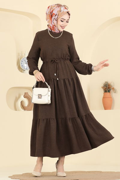 H.B.S. - Dress 3261HBS856-MS Brown - 424031