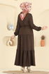 Dress 3261HBS856-MS Brown - Thumbnail