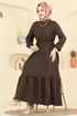 الفستان بني 3261HBS856-MS - Thumbnail
