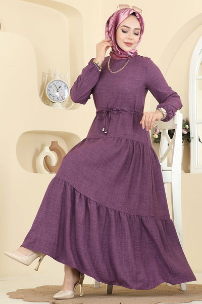 H.B.S. - Dress 3261HBS856-MS Dark Lilac - 424041