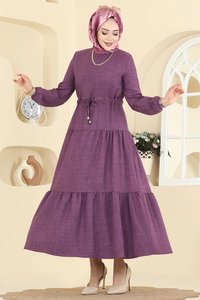 H.B.S. - Dress 3261HBS856-MS Dark Lilac - 424043
