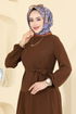Dress 3262HBS856-MS Brown - Thumbnail