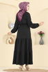 الفستان أسود 3263HBS856-MS - Thumbnail