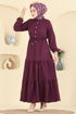 Dress 3263HBS856-MS Damson - Thumbnail