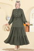 Dress 3263HBS856-MS Khaki - Thumbnail