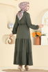 Dress 3263HBS856-MS Khaki - Thumbnail