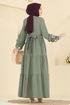 Dress 327ASN888-MS Almond Green - Thumbnail